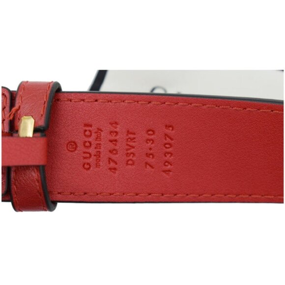 Gucci  GG Marmont Matelasse Leather Belt Bag Red 476434